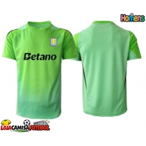 Camisa de Futebol Aston Villa Goleiro Equipamento Secundário 2025-26 Manga Curta